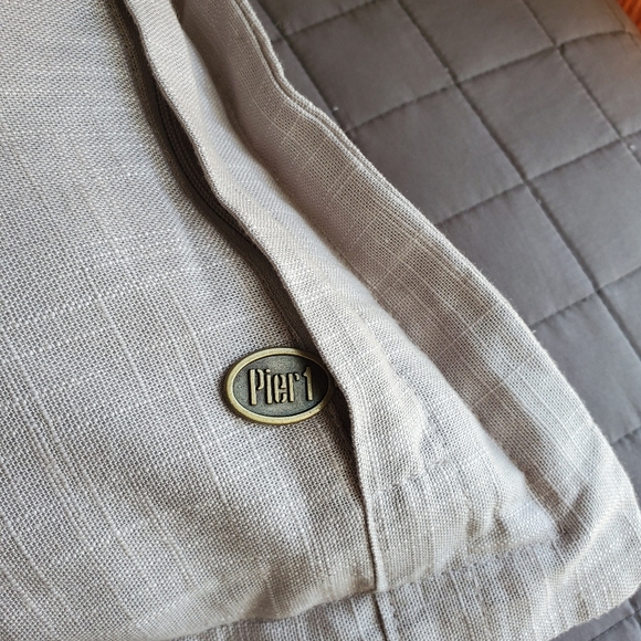 Pier 1 Grey Accent Pillows - Picture 4 of 4